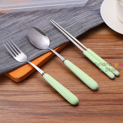Spoon , Fork & Chopsticks Set - A